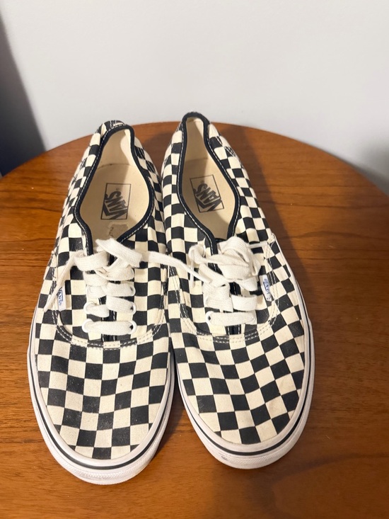Vans Other - Vans Authentic Checkerboard Sneakers – Black/White